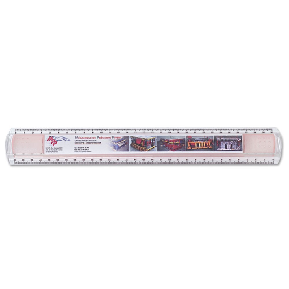 REGLE PUBLICITAIRE VISUEL 30 cm