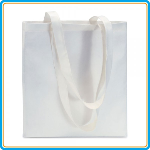 Sac shopping non tissé - Blanc