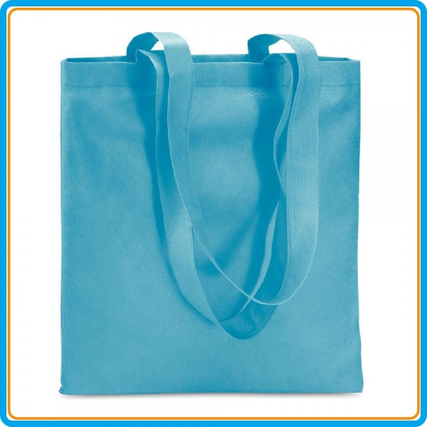 Sac shopping non tissé - Turquoise