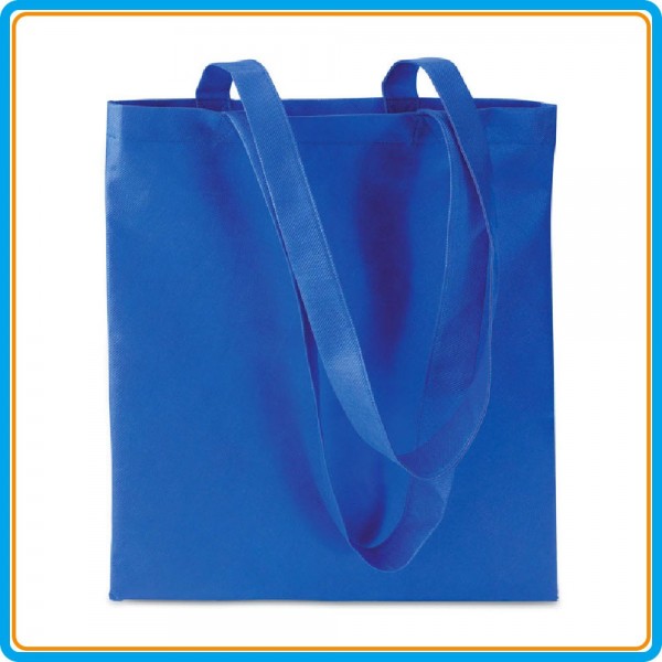 Sac shopping non tissé - Bleu royal