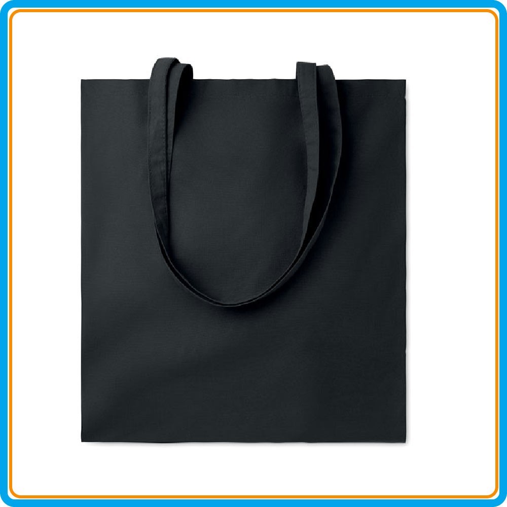 Sac Shopping Coton Color+ en noir
