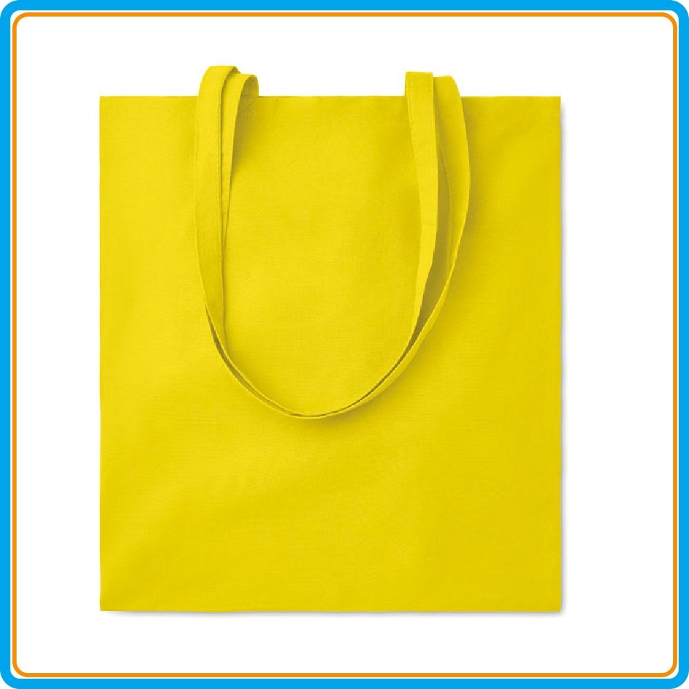 Sac Shopping Coton Color+ en jaune