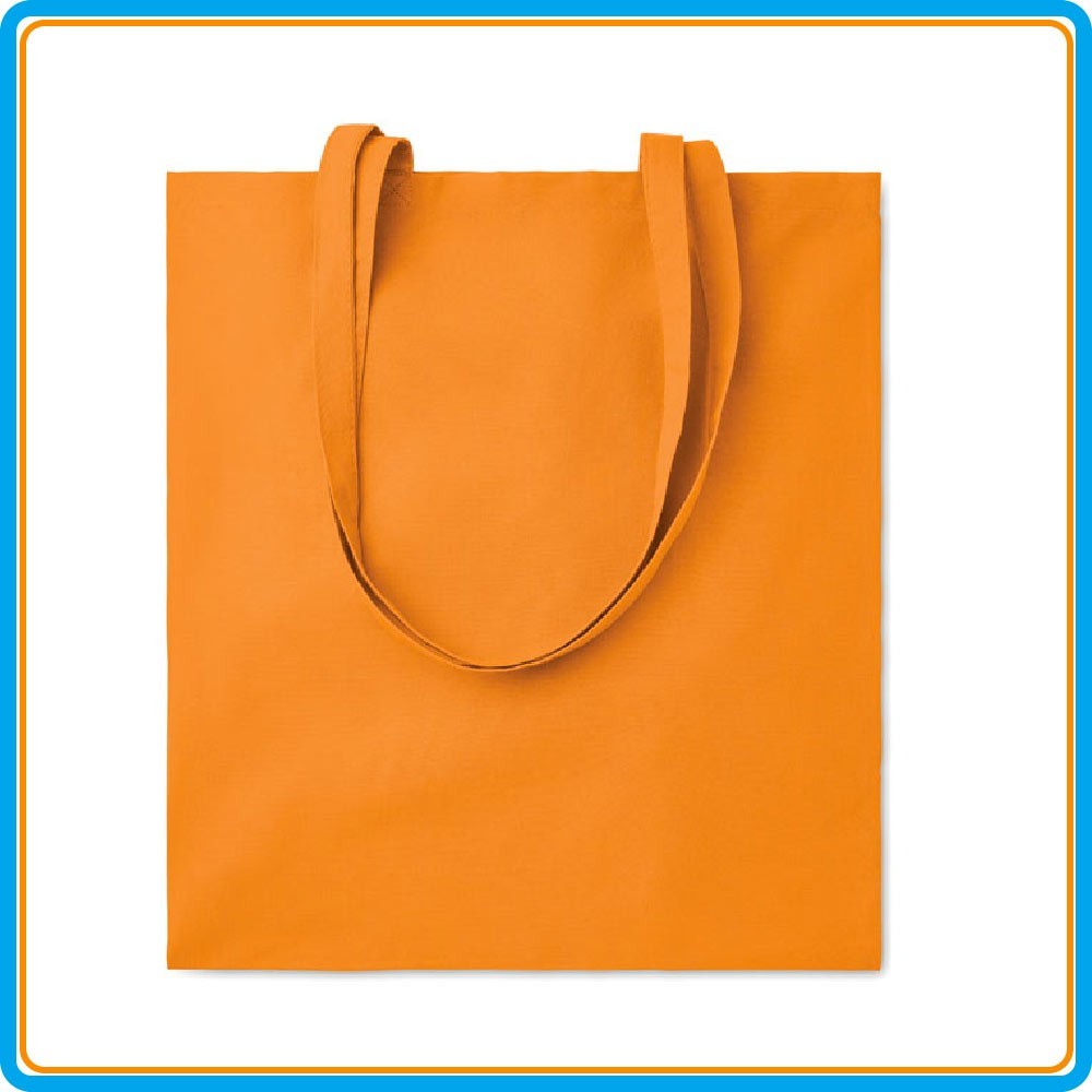 Sac Shopping Coton Color+ en orange