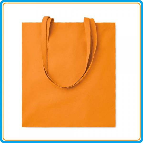 Sac Shopping Coton Color+ en orange