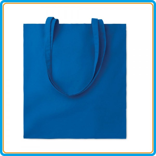 Sac Shopping Coton Color+ en bleu royal