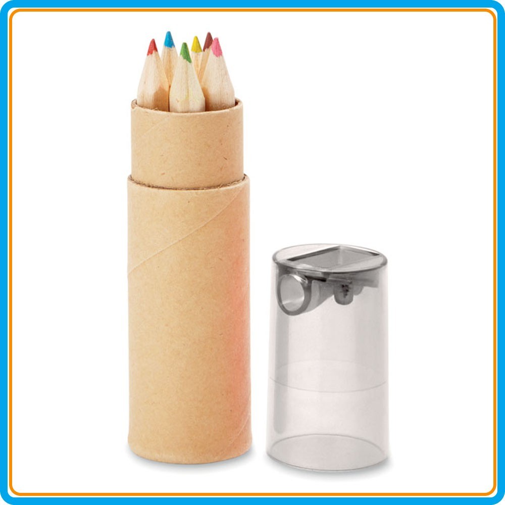 Tube 6 crayons Artist - Gris
