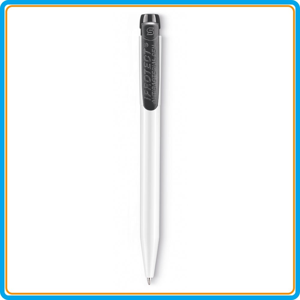 Stylo bille iProtect® antibactérien - Noir