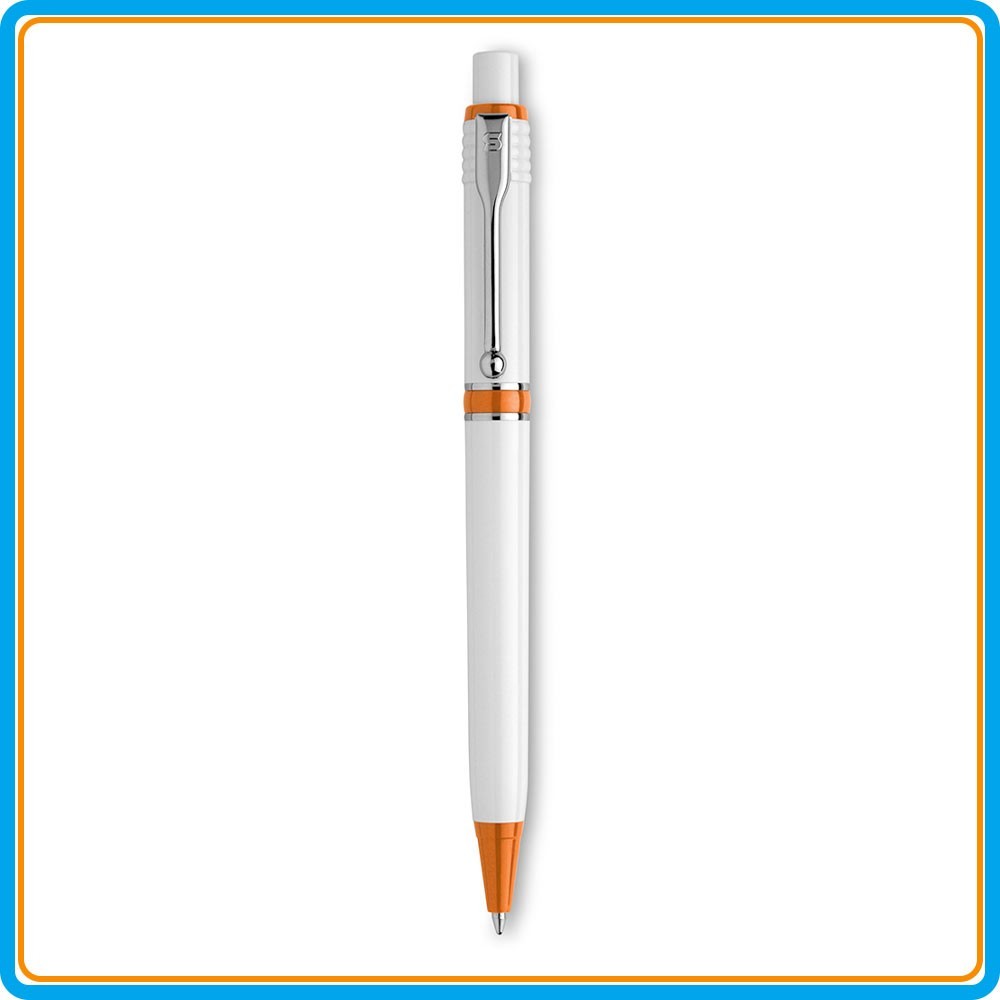 Stylo Raja clip métal publicitaire - Jaune