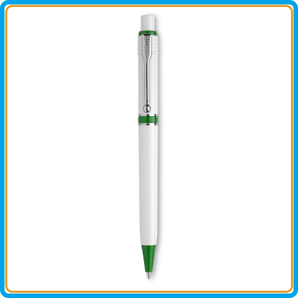 Stylo Raja clip métal publicitaire - Vert