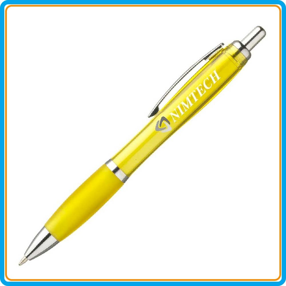 Stylo bille Athos Clear - Jaune