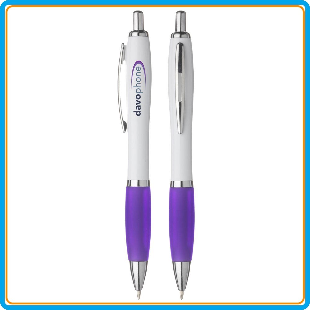 Stylo bille Athos White - Violet