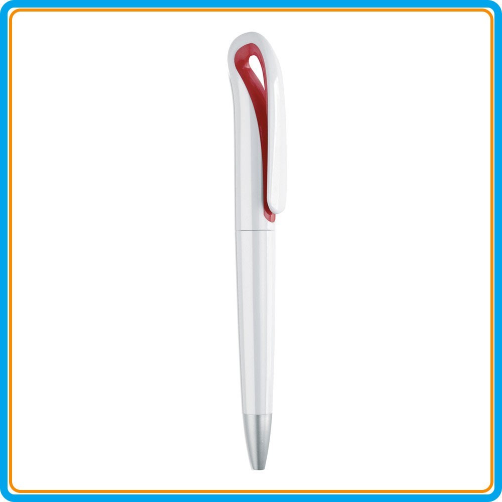 Stylo bille Swan Twist - Rouge