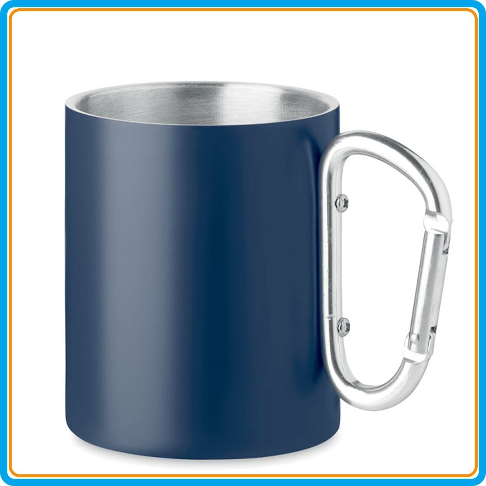 Mug acier Inox Trumba - Bleu