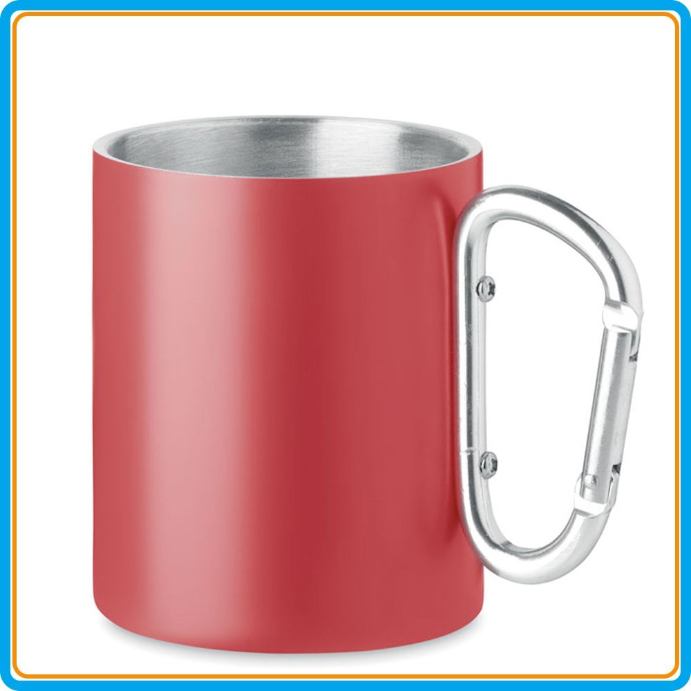 Mug acier Inox Trumba - Rouge
