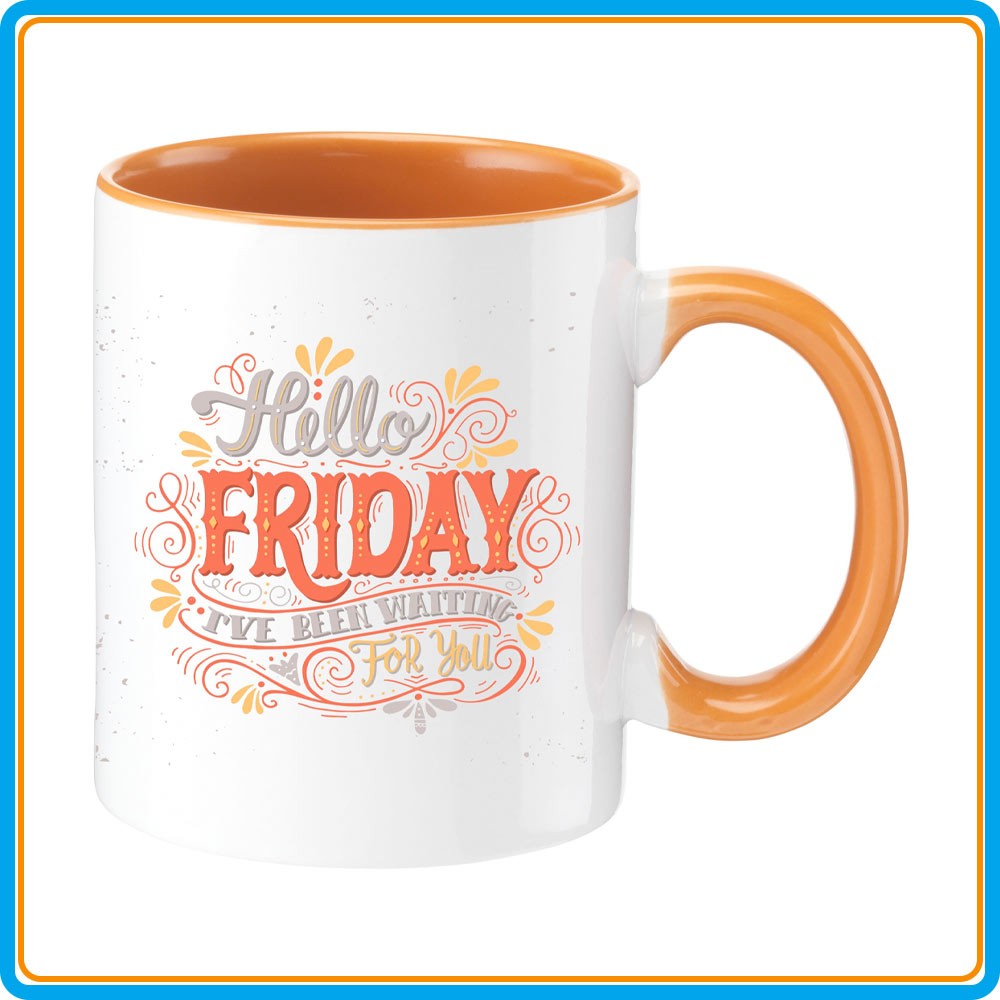 Mug Full Color Céramique - Orange
