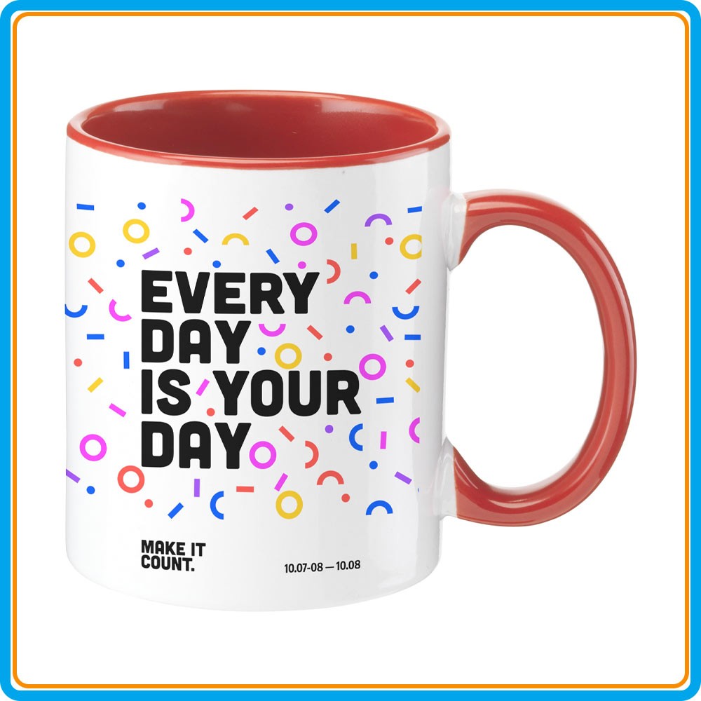 Mug Full Color Céramique - Rouge