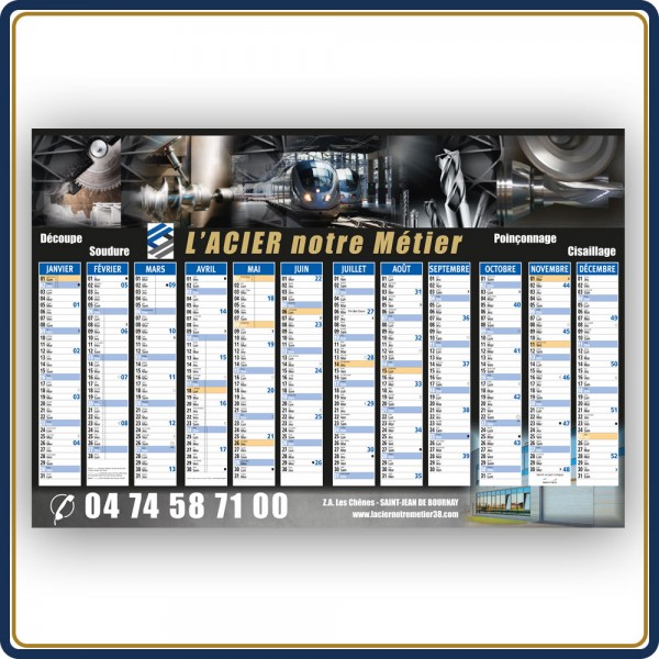 MÉGA PLANNING PHOTOS EFFAÇABLE SOUPLE - 2027 | Le Calendrier Pub