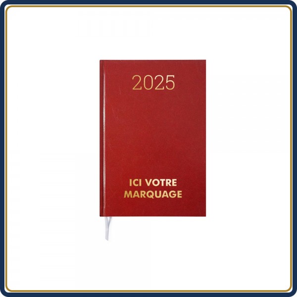 AGENDA CARRÉ 1 JOUR EMBOÎTÉ MARANO - 2025 | Le Calendrier Pub