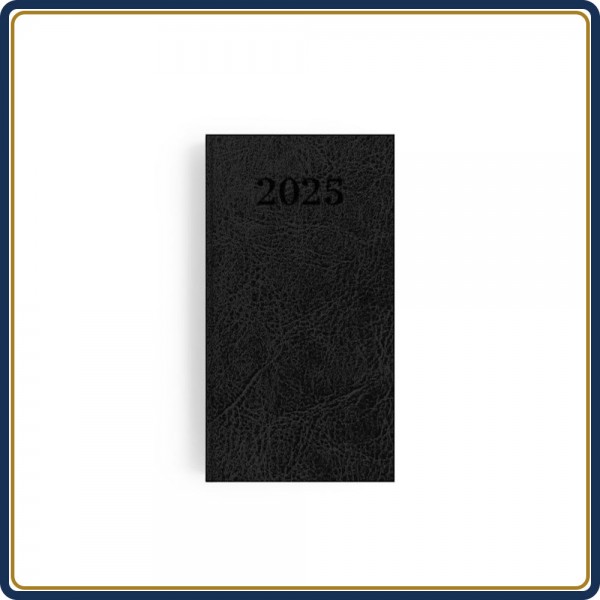 AGENDA POCHE EMBOÎTÉ CUIR VIP - 2025 | Le Calendrier Pub