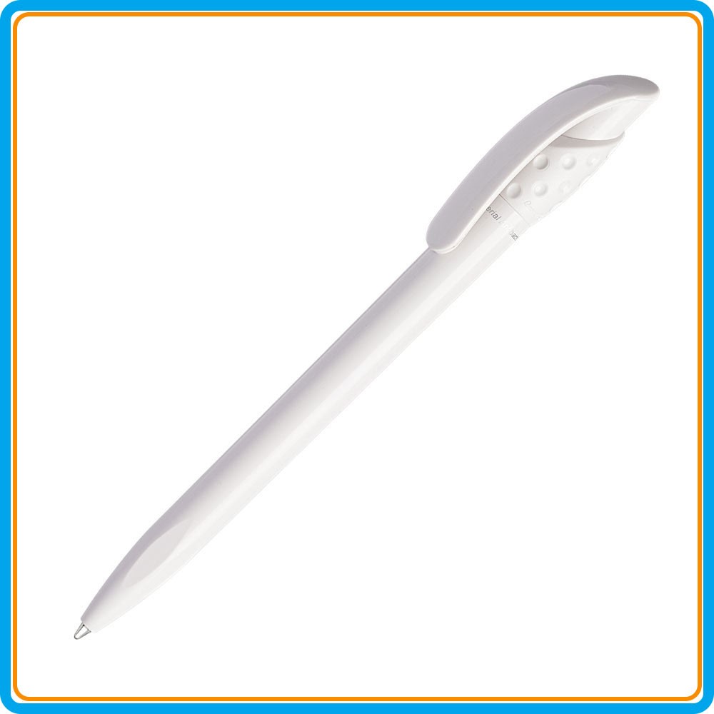 STYLO ANTIBACTERIEN GOLFF SAFETOUCH | Le Calendrier Pub | Blanc