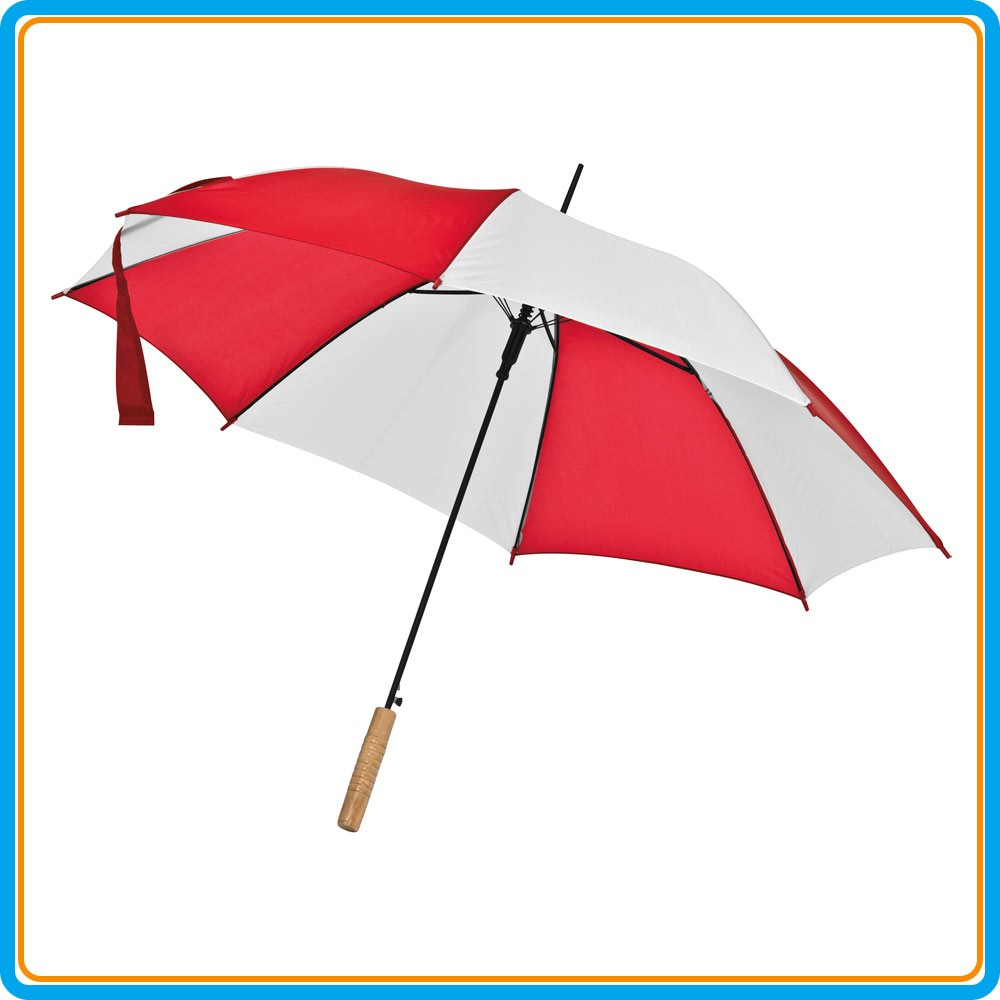 PARAPLUIE AUTOMATIQUE DEMI-GOLF BICOLORE | Le Calendrier Pub