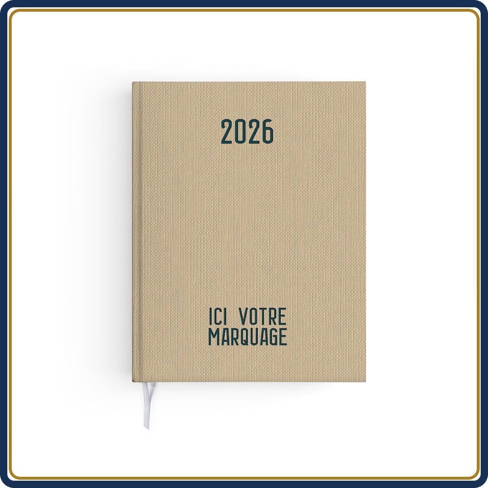 AGENDA SEMAINIER TOILÉ - 2026 | Le Calendrier Pub