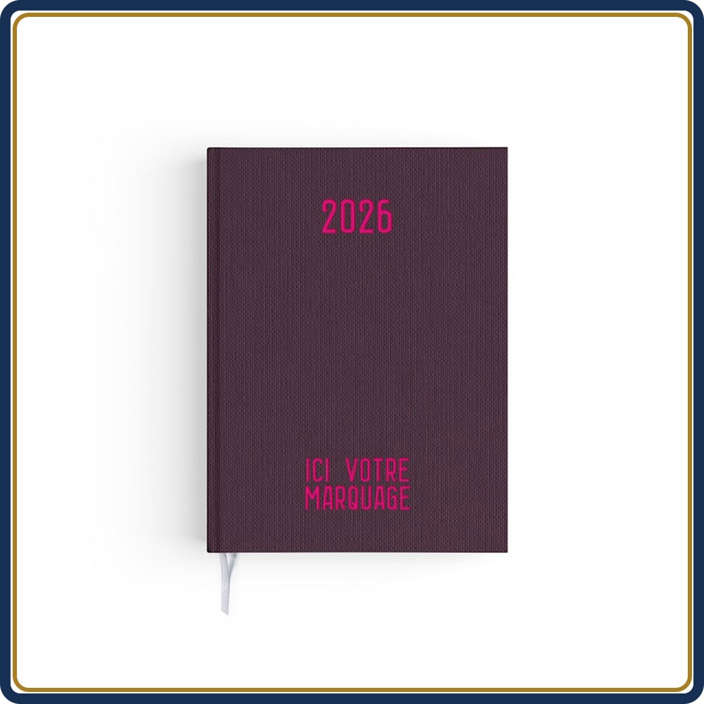 AGENDA SEMAINIER TOILÉ - 2026 | Le Calendrier Pub