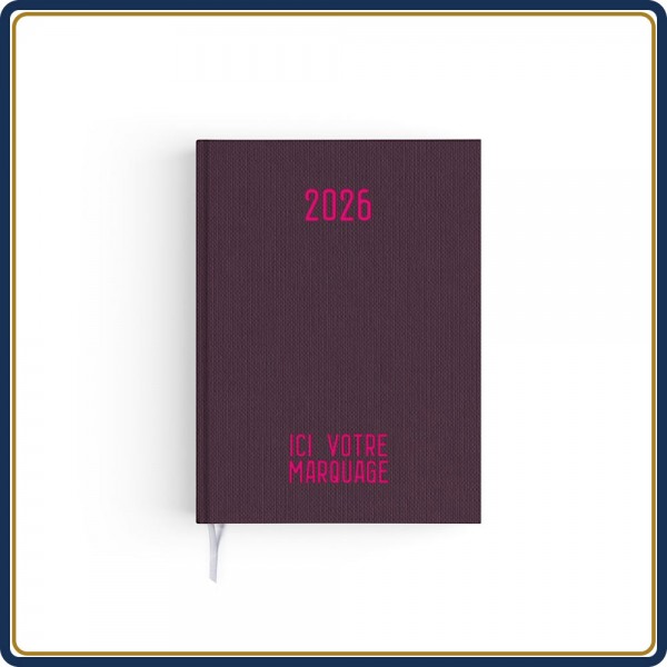 AGENDA SEMAINIER TOILÉ - 2026 | Le Calendrier Pub
