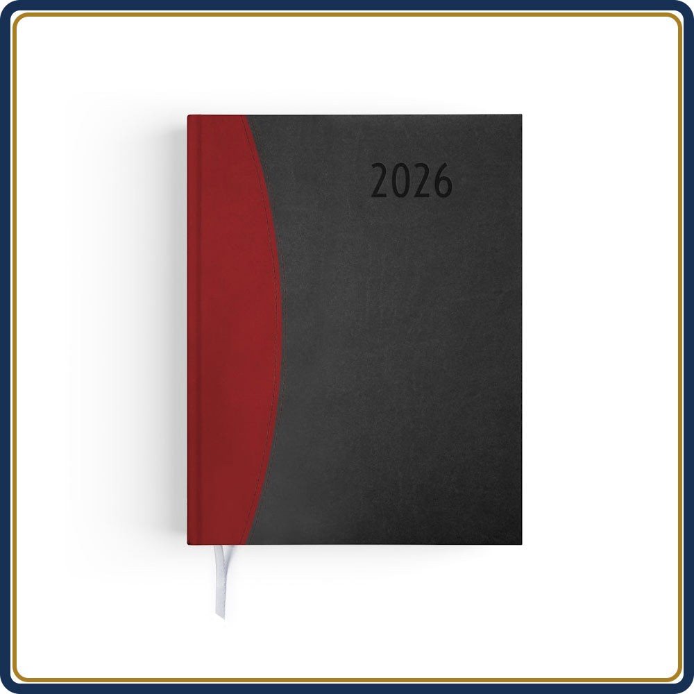 AGENDA SEMAINIER PRESTIGE BICOLORE - 2026 | Le Calendrier Pub