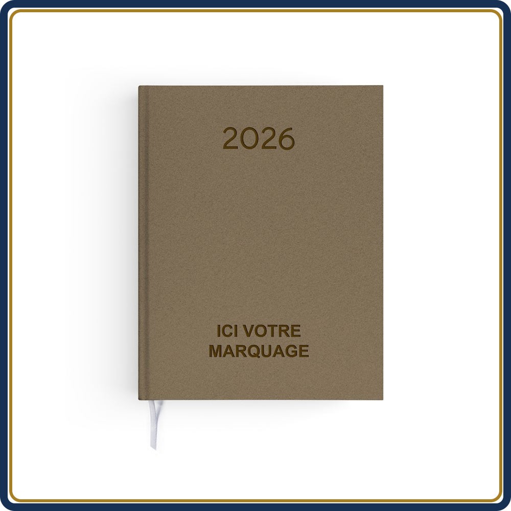 AGENDA SEMAINIER NATUREL - 2026 | Le Calendrier Pub