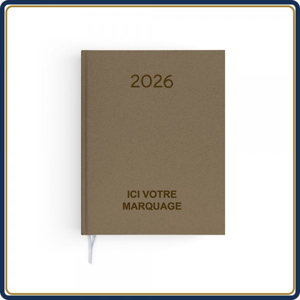 AGENDA SEMAINIER NATUREL - 2026 | Le Calendrier Pub