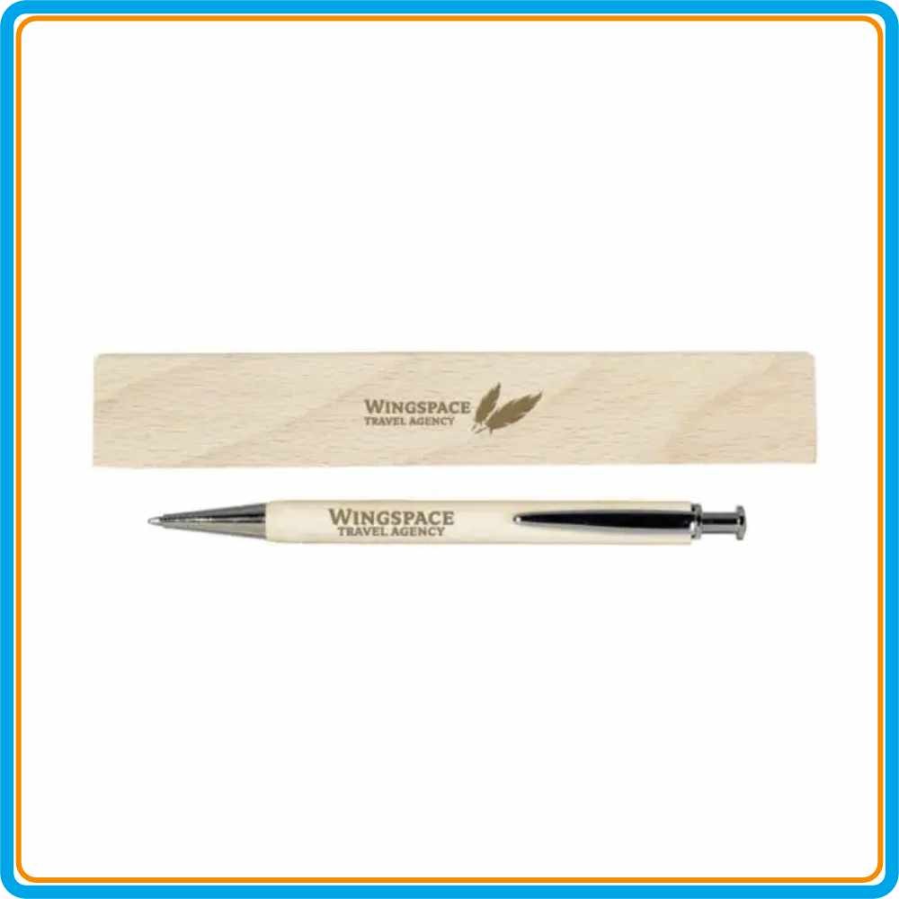 STYLO BILLE BOIS ECO-WOOD | Le Calendrier Pub