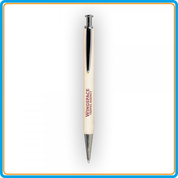 STYLO BILLE BOIS ECO-WOOD | Le Calendrier Pub