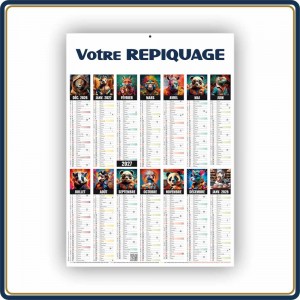 Le Calendrier Pub|Souple VERTICAL
