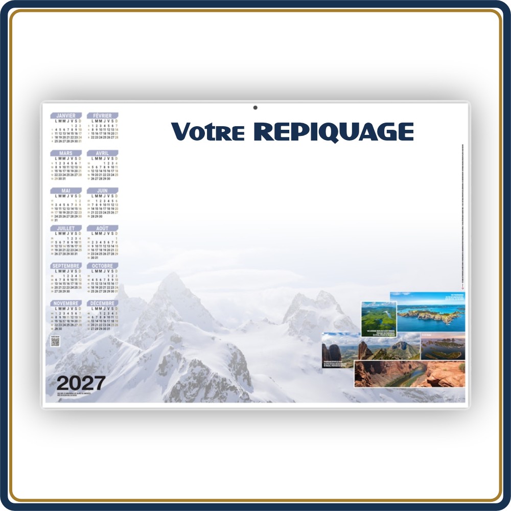 PLANNING MONDIAL EFFAÇABLE - 2027 | Le Calendrier Pub