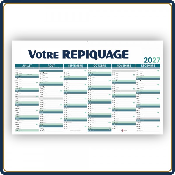 BANCAIRE PLANNING NOTES MAXI EFFAÇABLE RIGIDE - 2027 | Le Calendrier Pub