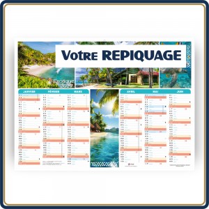 Le Calendrier Pub|Calendrier bancaire RIGIDE 2