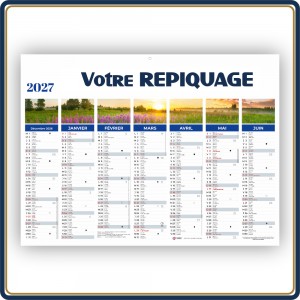 Le Calendrier Pub|Calendrier bancaire RIGIDE 2