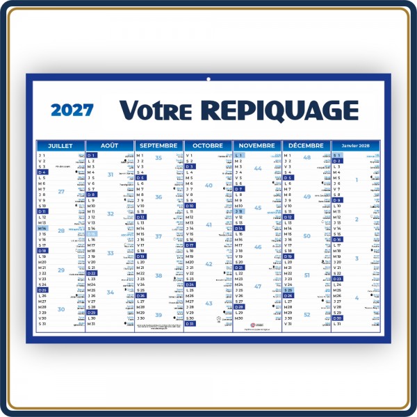 BANCAIRE ECO STANDARD RIGIDE - 2027 | Le Calendrier Pub