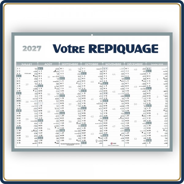 BANCAIRE ECO STANDARD RIGIDE - 2027 | Le Calendrier Pub