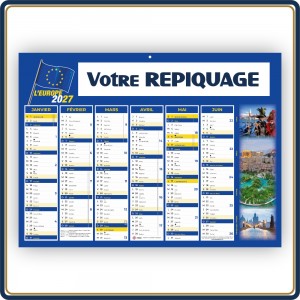 Le Calendrier Pub|Calendrier bancaire RIGIDE 2