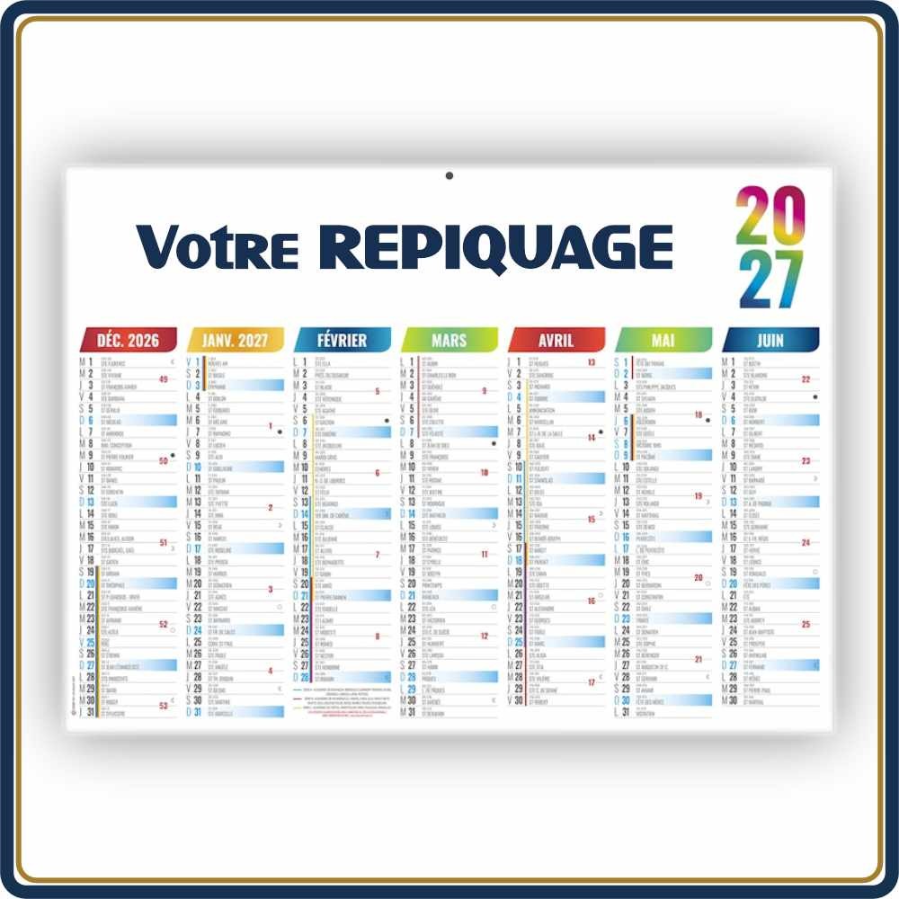 BANCAIRE ARLEQUIN STANDARD RIGIDE - 2027 | Le Calendrier Pub