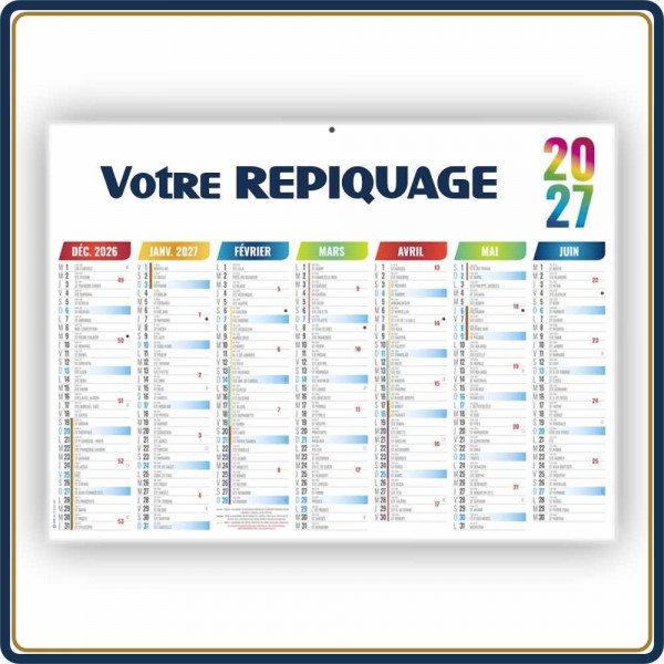 BANCAIRE ARLEQUIN STANDARD RIGIDE - 2027 | Le Calendrier Pub