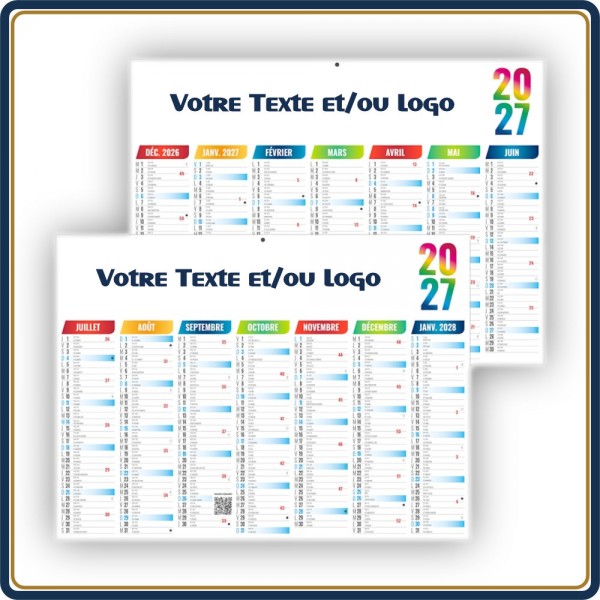 BANCAIRE ARLEQUIN MINI RIGIDE - 2027 | Le Calendrier Pub