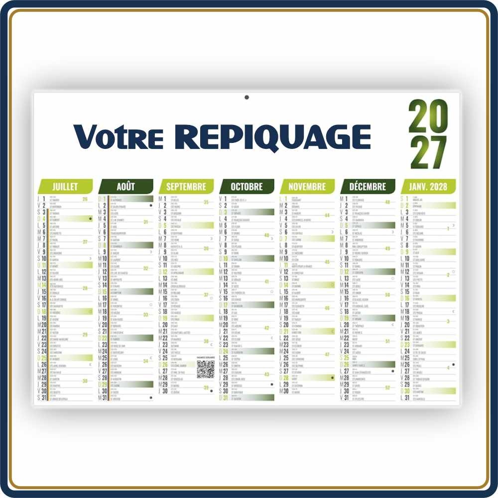 BANCAIRE FLORENTIN MEDIUM RIGIDE - 2027 | Le Calendrier Pub