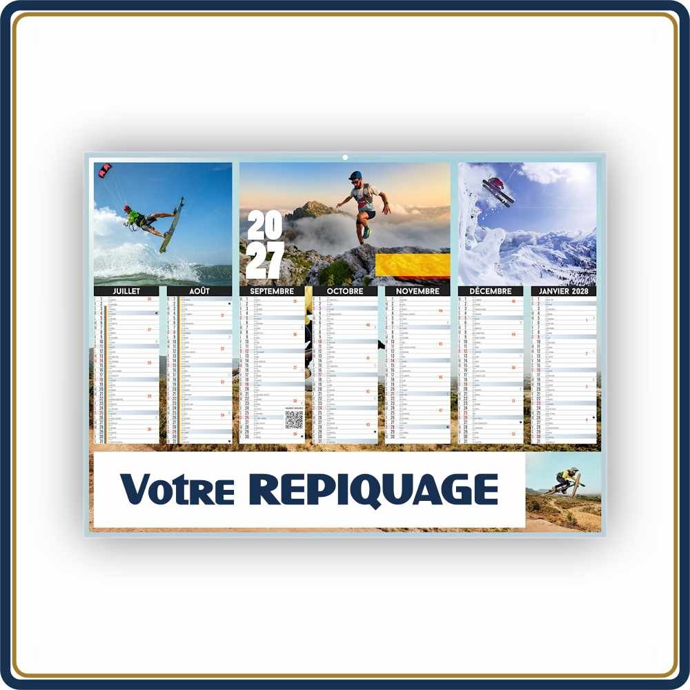 BANCAIRE ADRÉNALINE MINI RIGIDE - 2027 | Le Calendrier Pub
