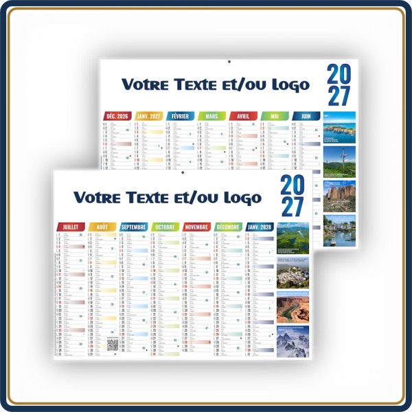 BANCAIRE ALEXANDRE MEDIUM RIGIDE - 2027 | Le Calendrier Pub