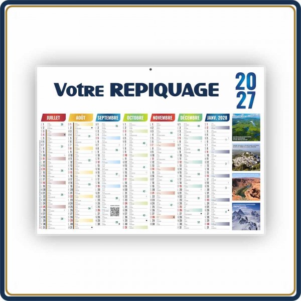 BANCAIRE ALEXANDRE MINI RIGIDE - 2027 | Le Calendrier Pub