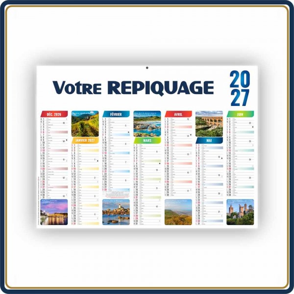 BANCAIRE ÉMILIEN MEDIUM RIGIDE - 2027 | Le Calendrier Pub