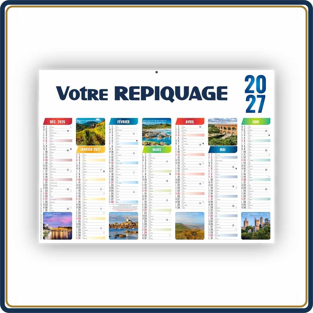 BANCAIRE ÉMILIEN MICRO SOUPLE - 2027 | Le Calendrier Pub